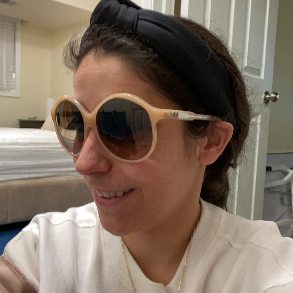 D & G pink large frame sunglasses